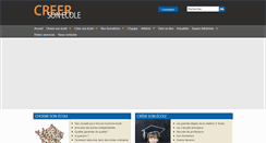 Desktop Screenshot of creer-son-ecole.com